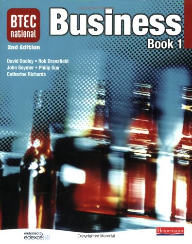 BTEC National Business Book 1 2nd Edition