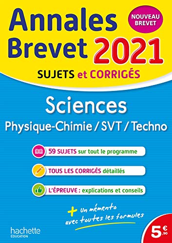 Annales Brevet 2021 Sciences