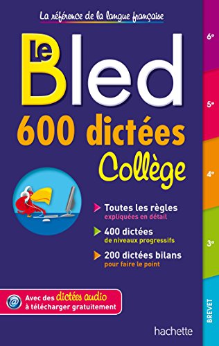 Bled 600 dictées Collège