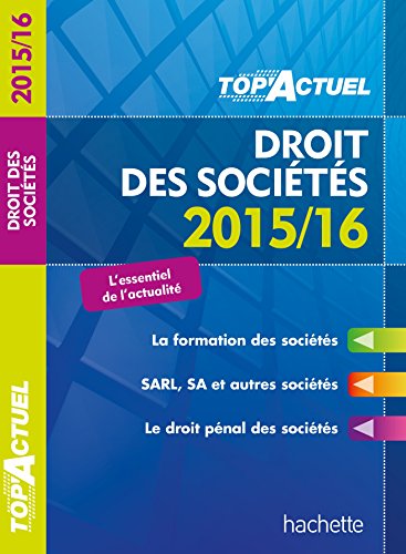 Top Actuel Droit Des Sociétés 2015/16