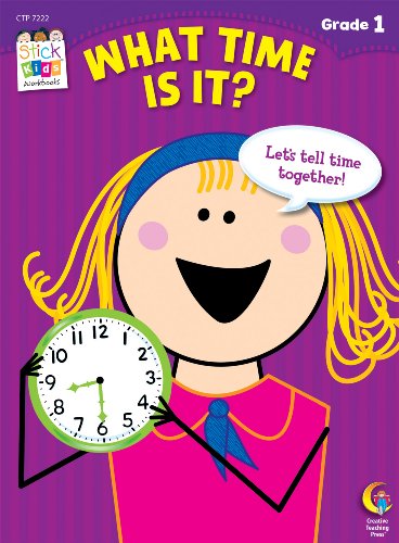 What Time Is It? Stick Kids Workbook