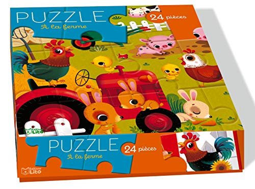 Mes puzzles: A la ferme - Dès 4 ans