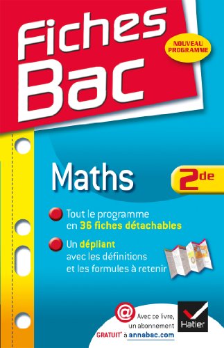 Fiches Bac Maths 2de: Fiches de cours - Seconde