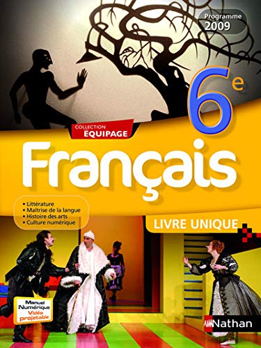 FRANCAIS 6E LIV UNIQ EQUIPAGE