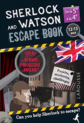 Sherlock and Watson Escape book spécial de la 5e à la 4e