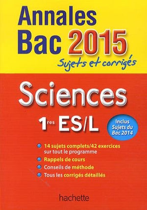 Sciences 1es ES/L