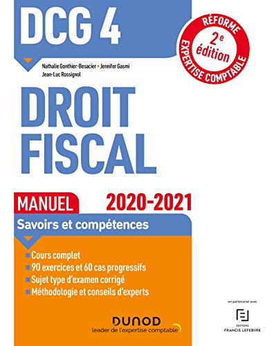 DCG 4 Droit fiscal - Manuel - 2020/2021: 2020/2021 (2020-2021)