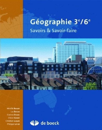 Geographie-Savoirs Savoir-Faire 3e/6e les Territoires-Societes