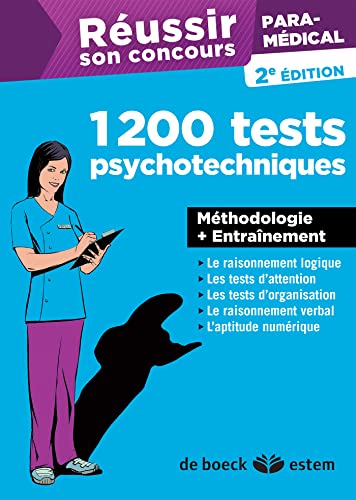 Réussir son concours paramédical - 1200 tests psychotechniques