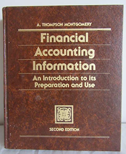 Financial accounting information