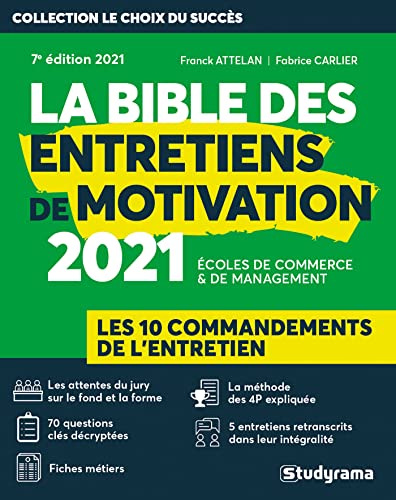La bible des entretiens de motivation 2021