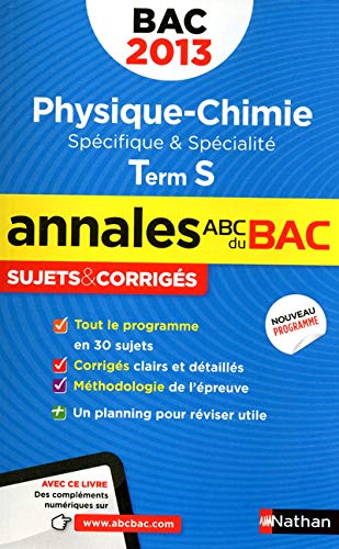 ANNALES BAC 2013 PHYS/CHIMIE T