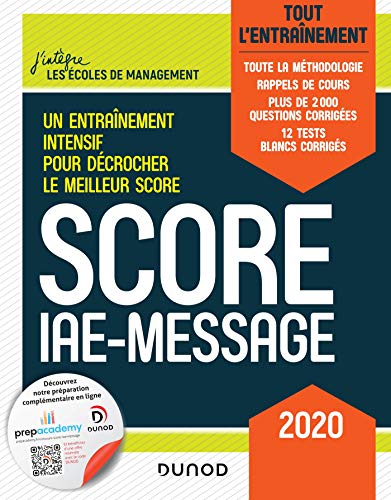 Score IAE-Message - 2020: Tout l'entraînement