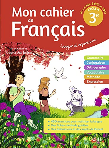 Francais 3e Langue et expression Mon cahier de français