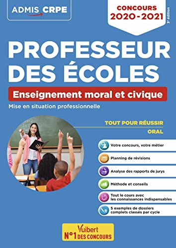 Concours Professeur des écoles - Enseignement moral et civique - EMC - Mise en situation professionnelle: Concours CRPE 2020-2021