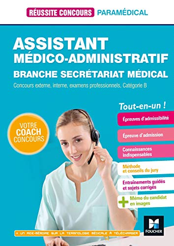 Réussite Concours - Assistant médico-administratif-Secrétariat médical - Cat B Préparation complète