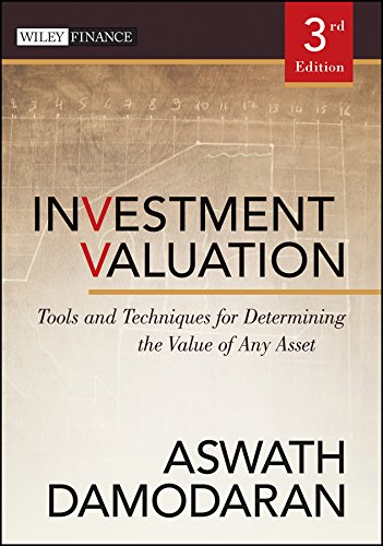 Investment Valuation: Tools and Techniques for Determining the Value of Any Asset-