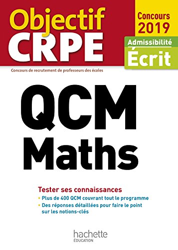 QCM Maths: Admissibilité écrit