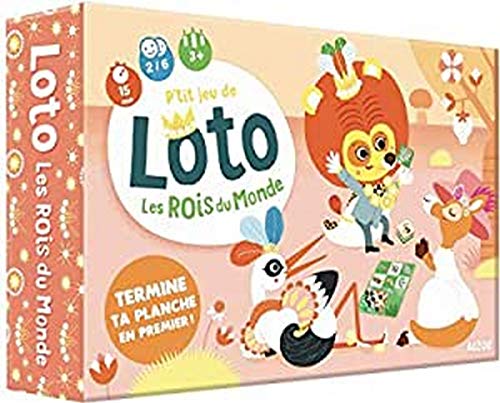Editions AUZOU - P'tit Jeu de Loto - Les Rois du Monde