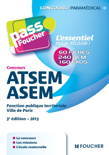 Pass'Foucher Nouveaux concours ATSEM/ASEM 3e édition - 2013