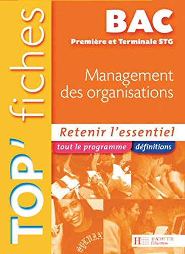 Top'Fiches Management des organisations Première et Terminale STG