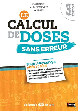 Le calcul de doses sans erreur