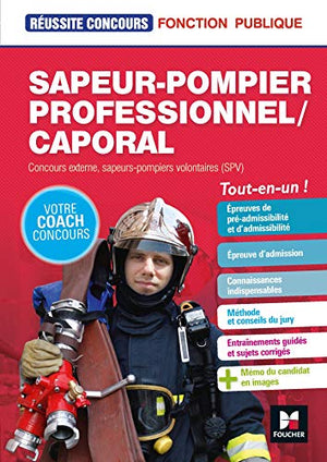 Réussite concours sapeur-pompier professionnel/caporal