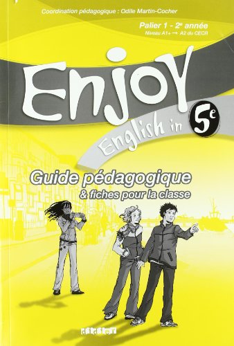 Enjoy English 5e - Guide pédagogique - version papier