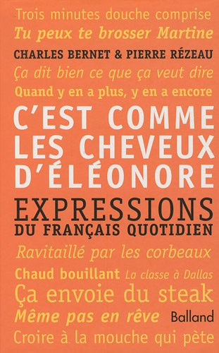 C'EST COMME LES CHEVEUX D'ÉLÉONORE. Expressions du français quotidien