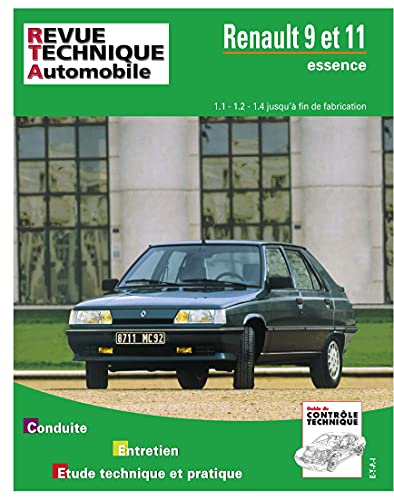 E.T.A.I - Revue Technique Automobile 423.7 - RENAULT R9/R11 - 1981 à 1989 - essence E-T-A-I