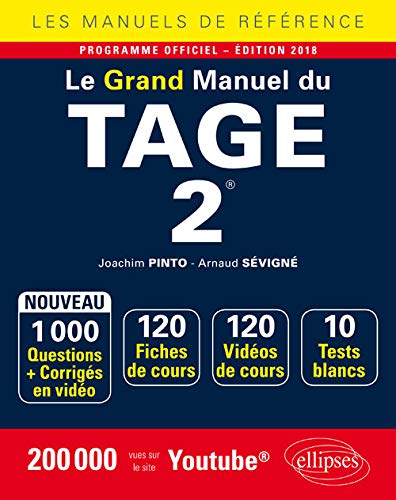 Le Grand Manuel du TAGE 2 - 2e édition