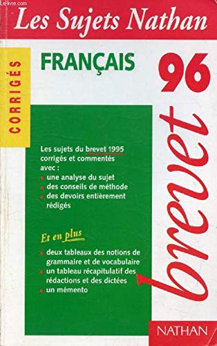 Brevet 95-96 français corr