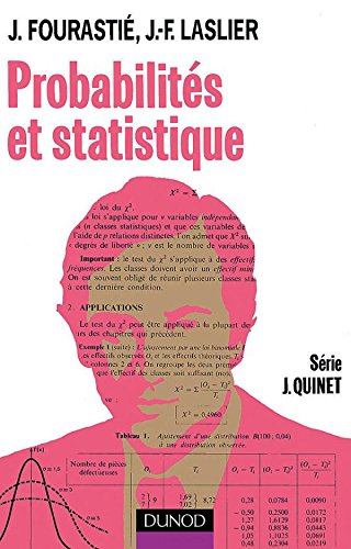 PROBABILITES ET STATISTIQUE. 3ème édition