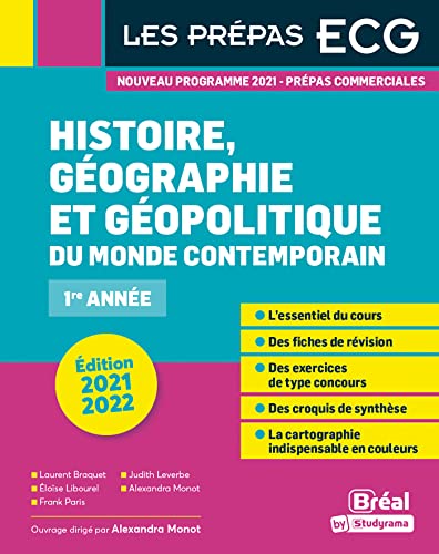 Histoire, géographie et géopolitique du monde contemporain - Prépas ECG: 1re année