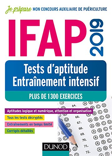 IFAP Tests d'aptitude - Entraînement intensif - Concours Auxiliaire de puériculture