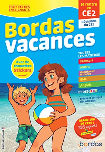 Bordas Vacances - Je rentre en CE2 - Cahier de vacances
