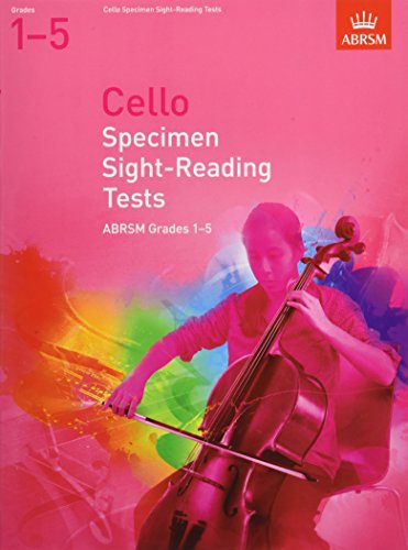 Abrsm: cello specimen sight-reading tests - grades 1-5 (from 2012)
