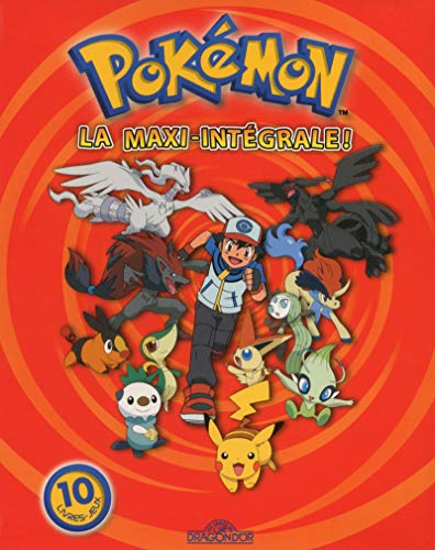 La Maxi Intégrale Pokémon - Livre-jeu avec 10 aventures - Dès 5 ans
