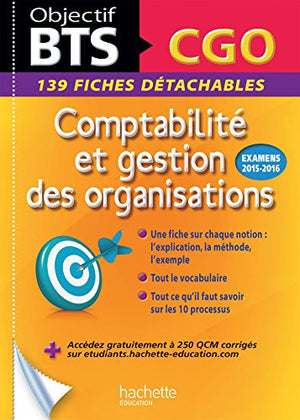 Comptabilité et gestion des organisations: 139 fiches détachables