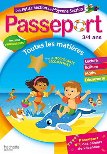 Passeport - De la Petite à la Moyenne section - Cahier de vacances 2022