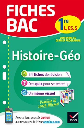 Fiches bac Histoire-Géographie 1re L, ES, S