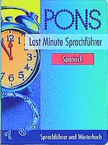 PONS Last Minute Sprachführer Spanisch.
