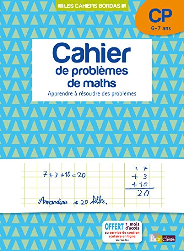 Cahier de problèmes de maths CP (ancienne édition)