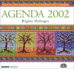 Agenda 2002. Points de croix sur le thème de l'arbre