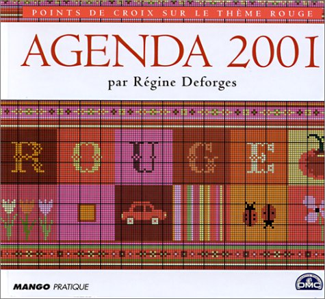 Agenda 2001 Point de Croix : Rouge