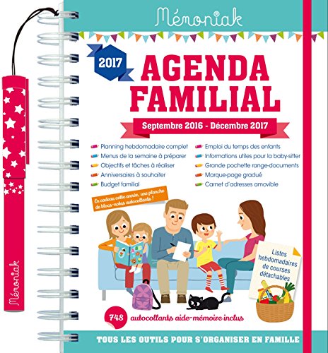 Agenda familial Mémoniak 2016-2017