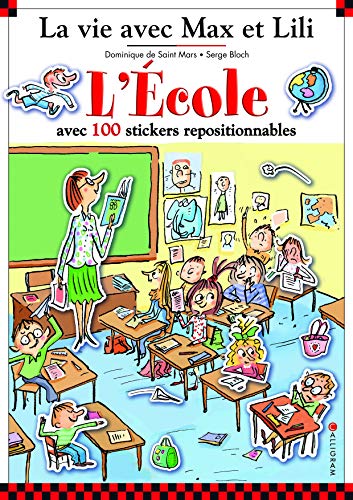 L'école avec 100 stickers repositionnables