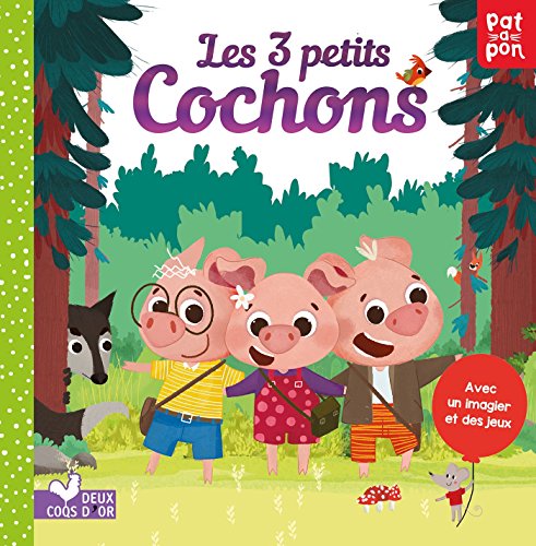 Les 3 petits cochons: Avec un imagier et des jeux