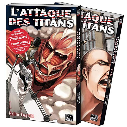 L'Attaque des Titans Pack Offre Découverte T01 et T02